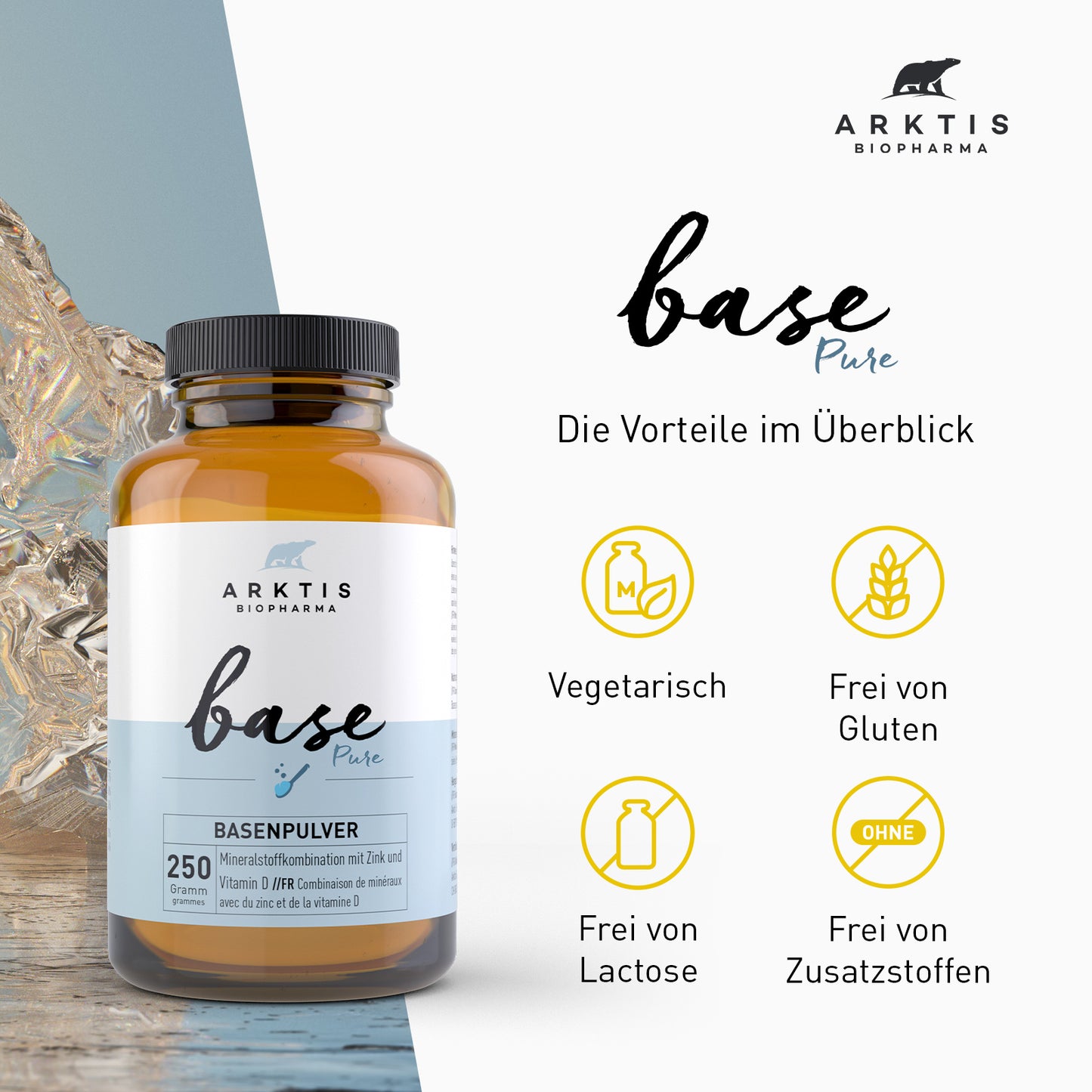 Arktis Base Pure - Basenpulver