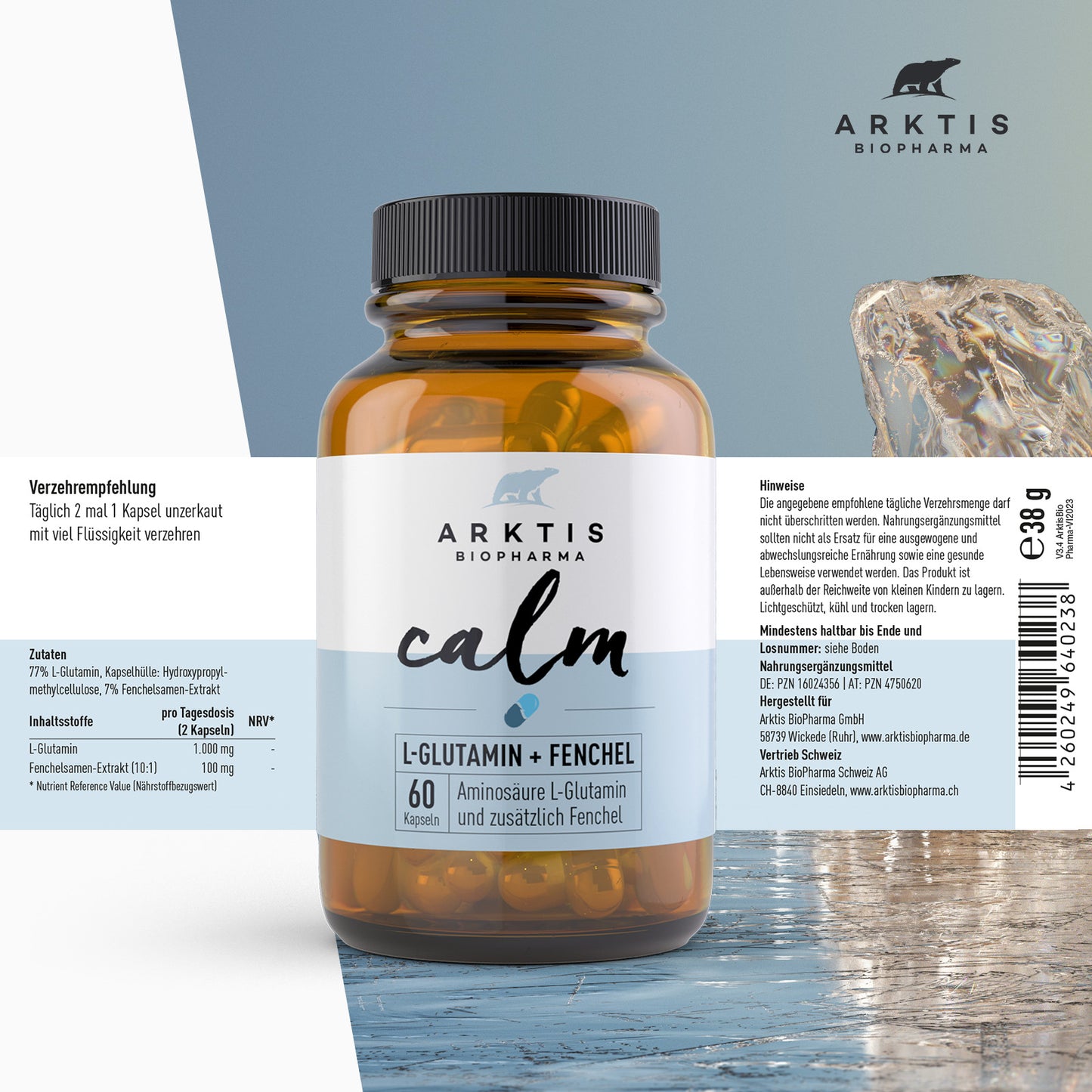 Arktis Calm - Glutamin und Fenchel