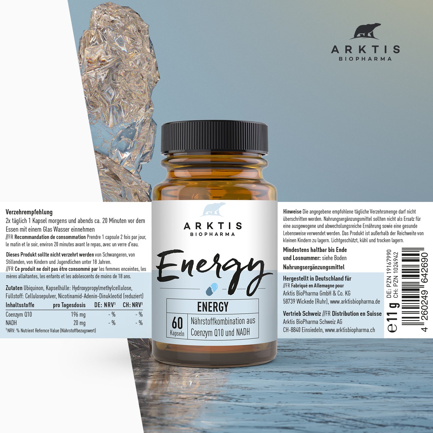 Arktis Energy - Q10 + NADH