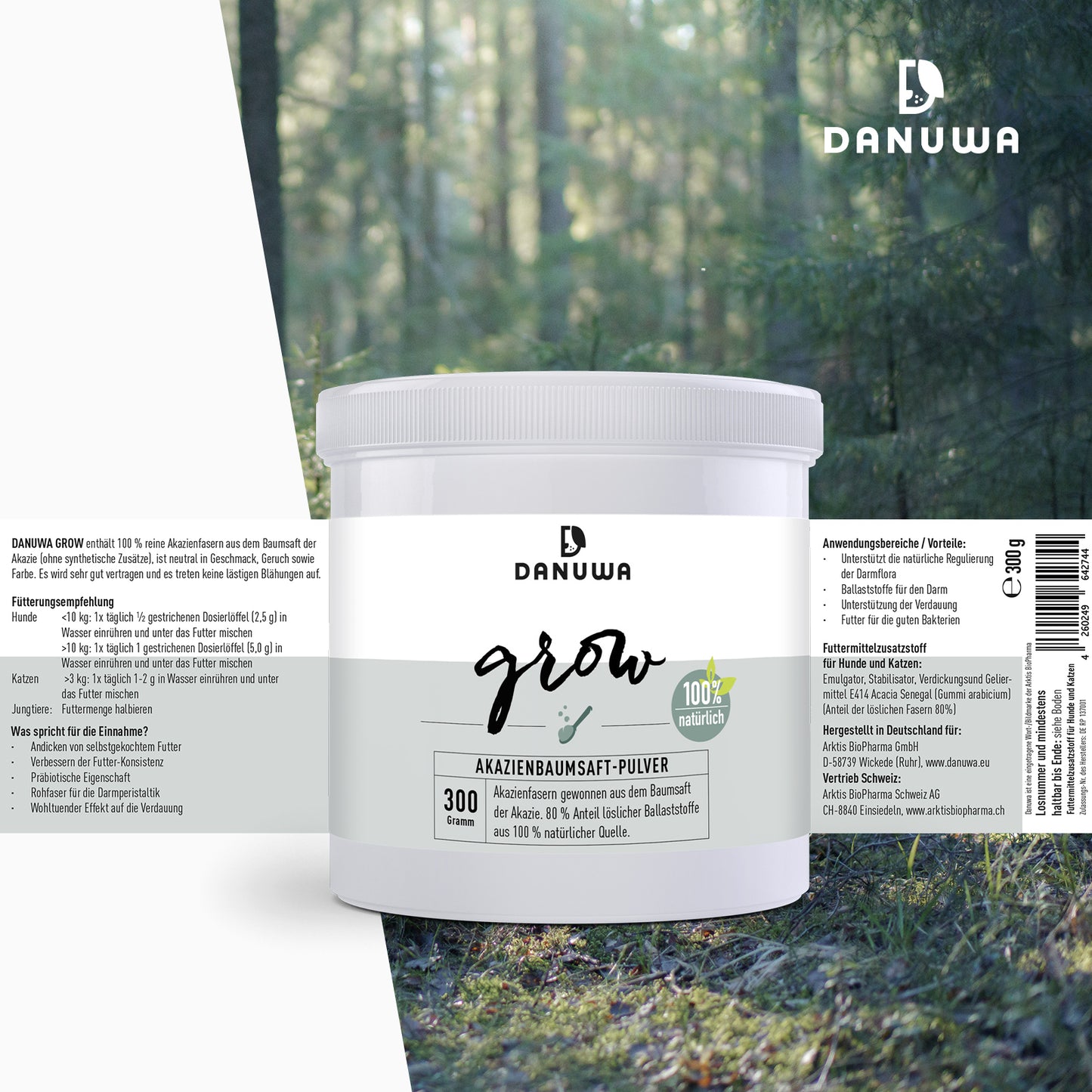 Danuwa Grow Akazienbaumsaftpulver
