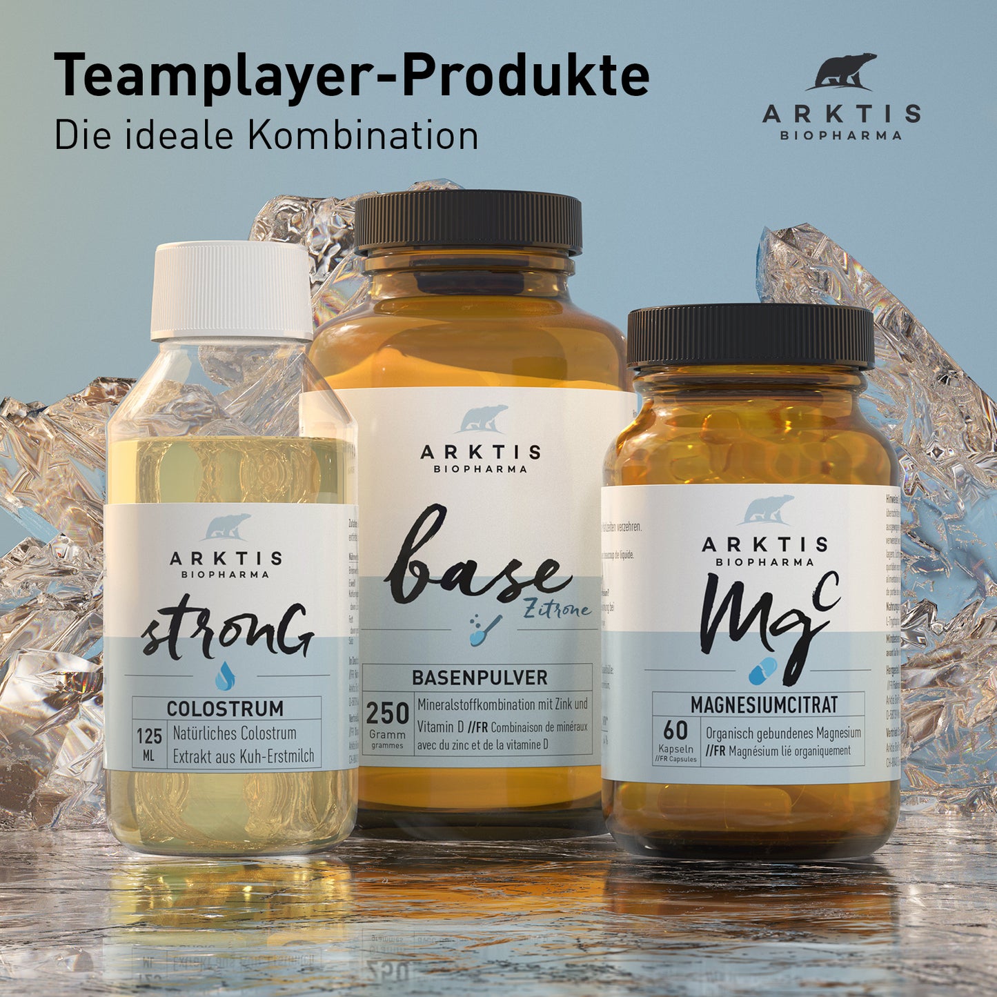 Arktis Base Zitrone - Basenpulver