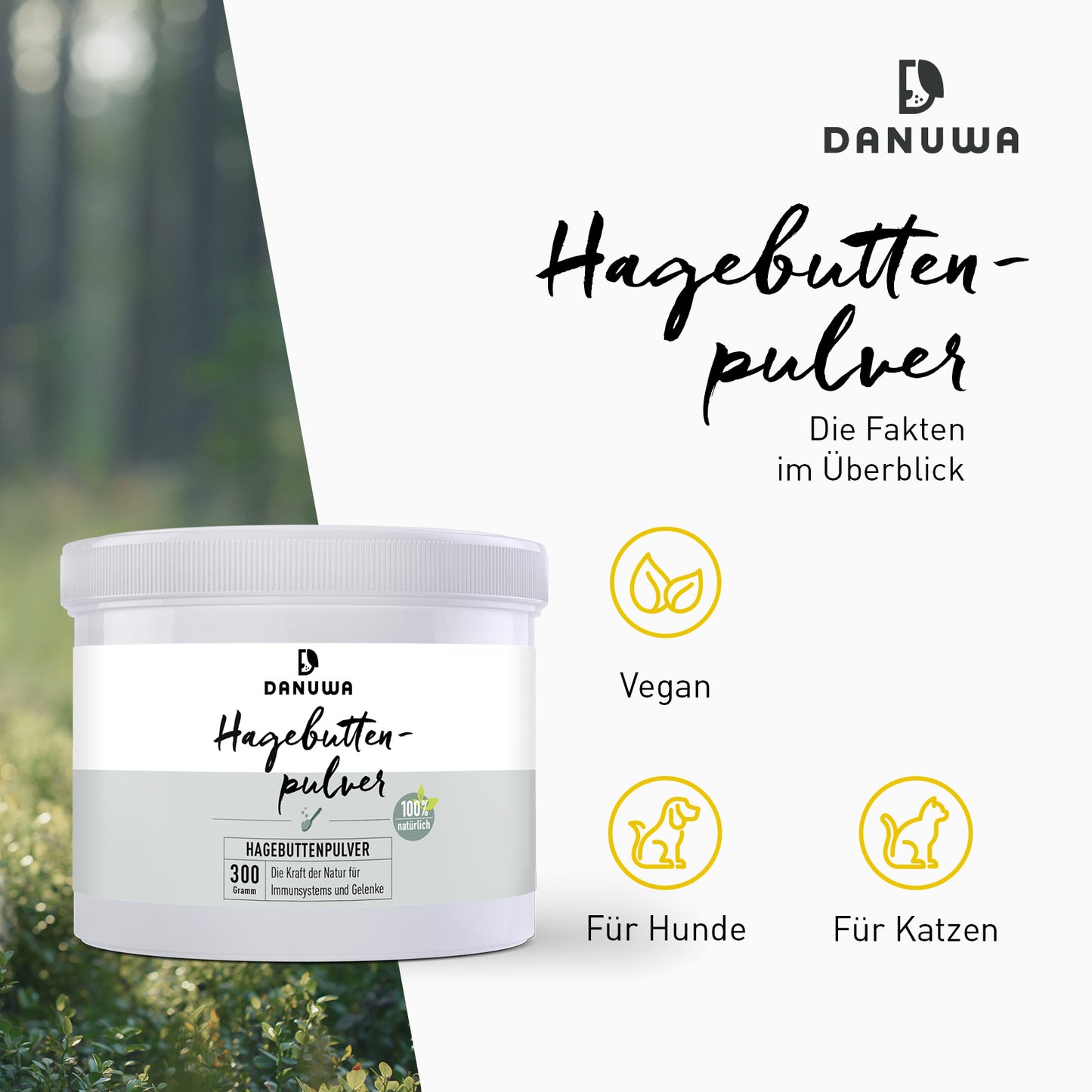 Danuwa Hagebuttenpulver