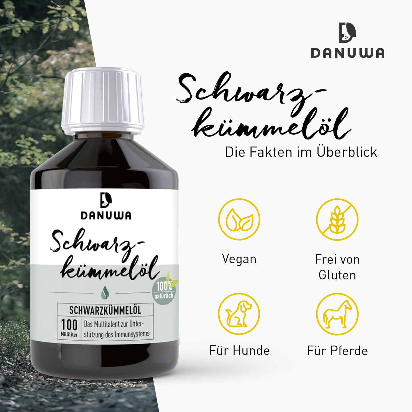 Danuwa Schwarzkümmelöl - reduzierter Preis wegen verkürztem MHD 12/25 - nur solange der Vorrat reicht
