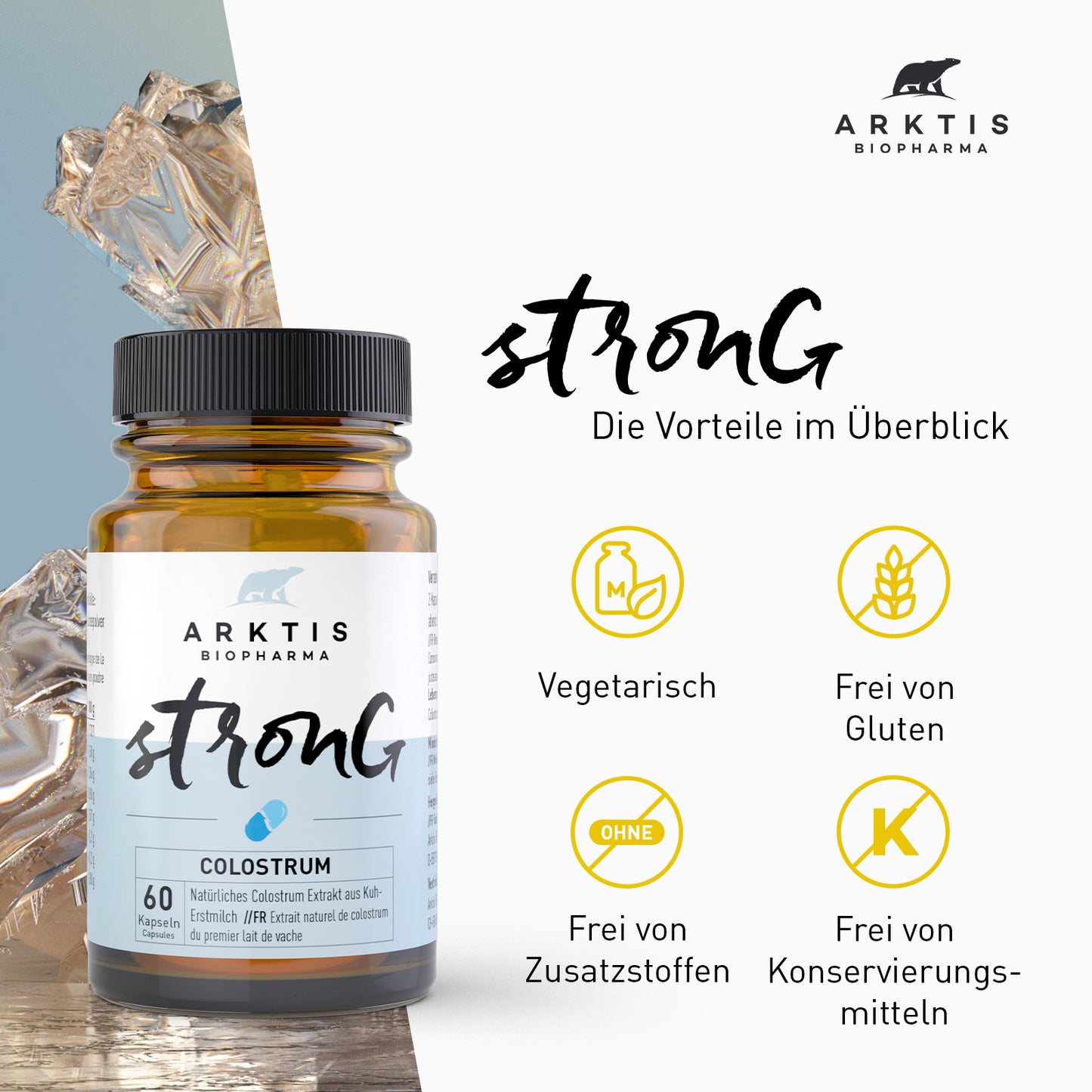 Arktis Strong - Colostrum Kapseln