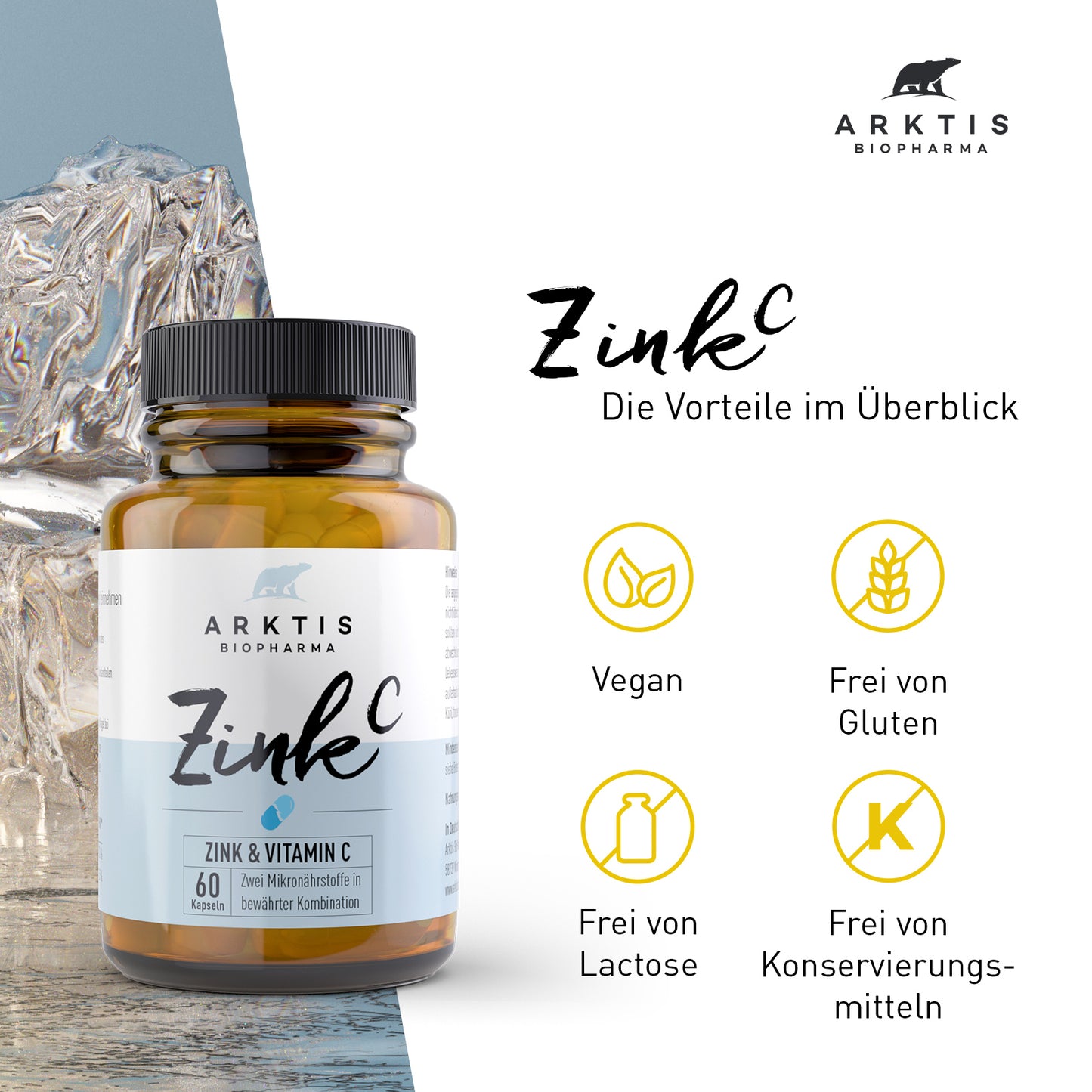 Arktis Zink C - Zink + Vitamin C