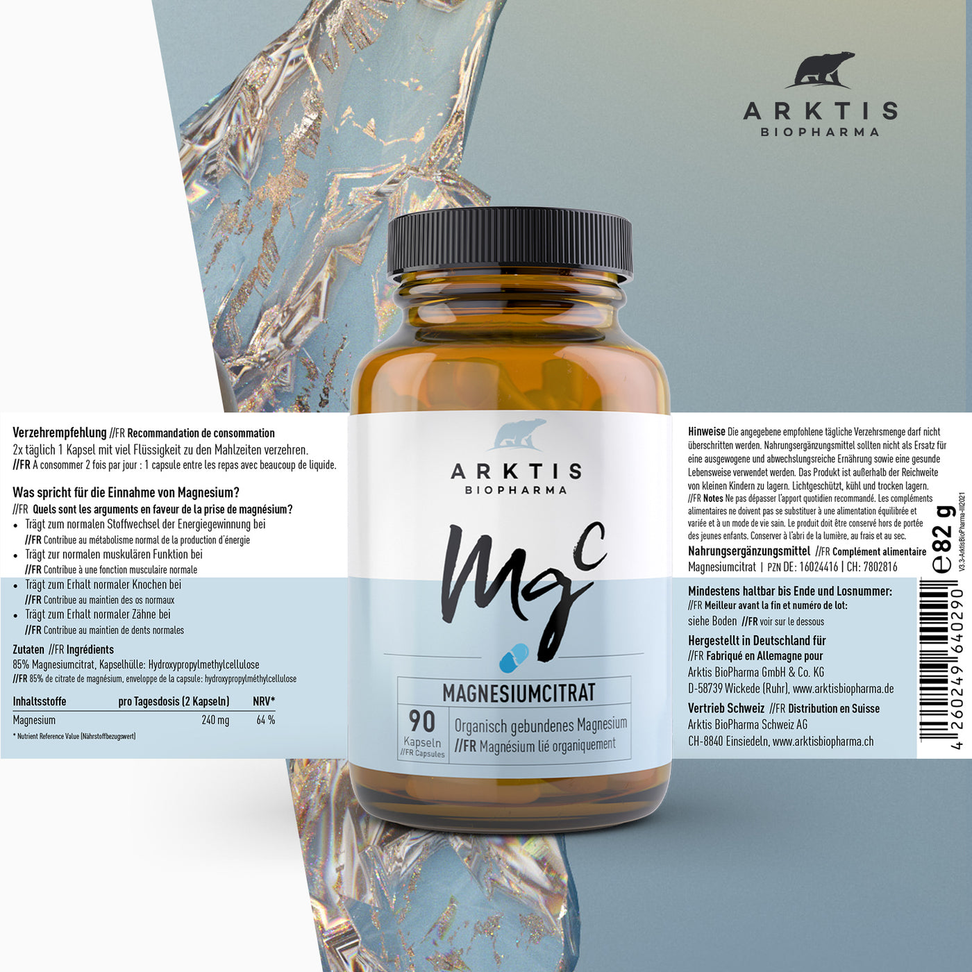 Arktis MgC - Magnesiumcitrat