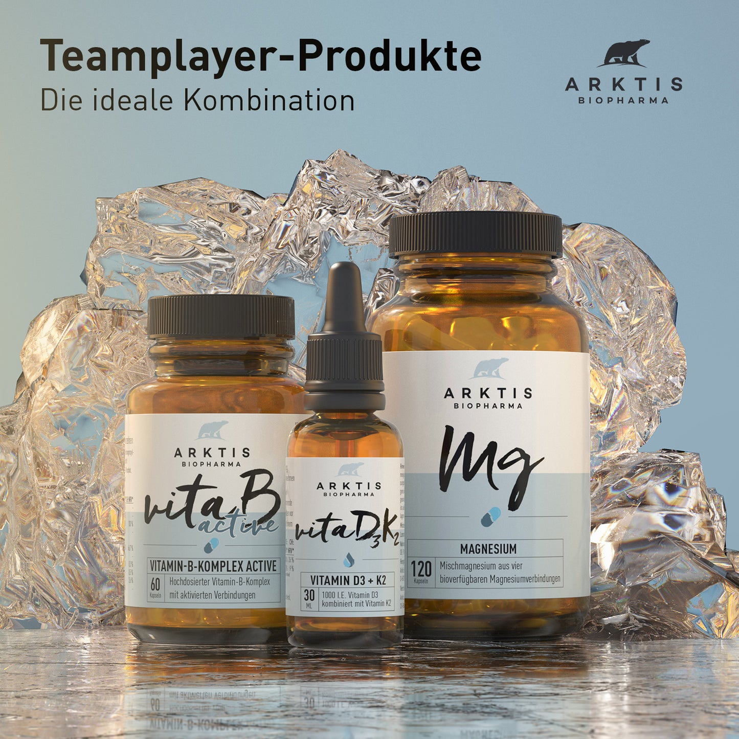 Arktis Vita D3+K2 - Vitamin D3+K2 (MK-7)