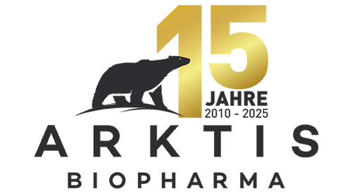 Arktis Biopharma Jubiläumslogo