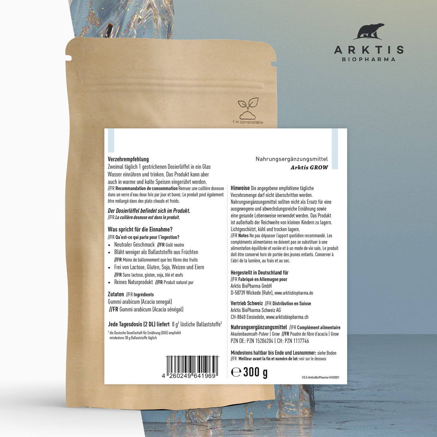 Arktis Grow - Akazienfasern