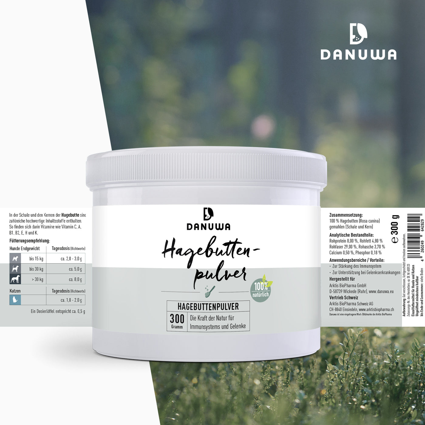 Danuwa Hagebuttenpulver