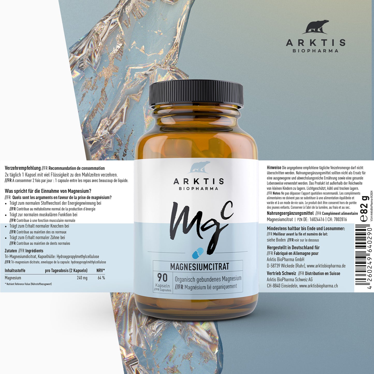 Arktis MgC - Magnesiumcitrat
