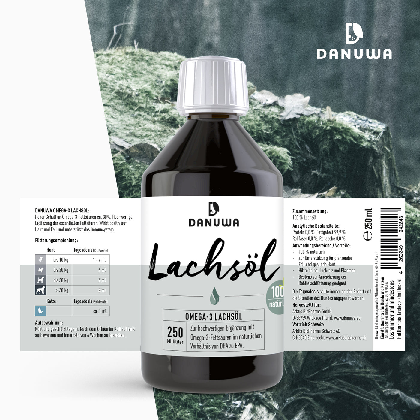 Danuwa Omega-3 Lachsöl