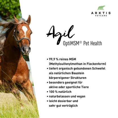 Arktis Vetcare Agil - OptiMSM® Flakes