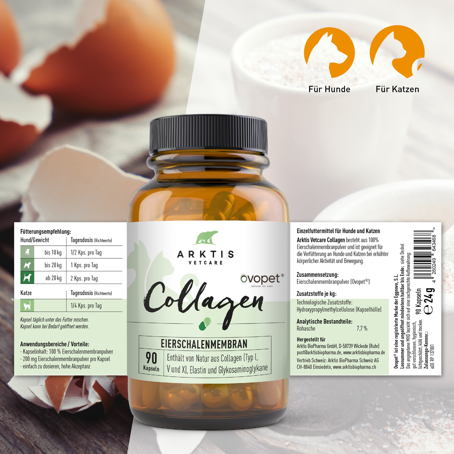 Arktis Vetcare Collagen - Eierschalenmembran