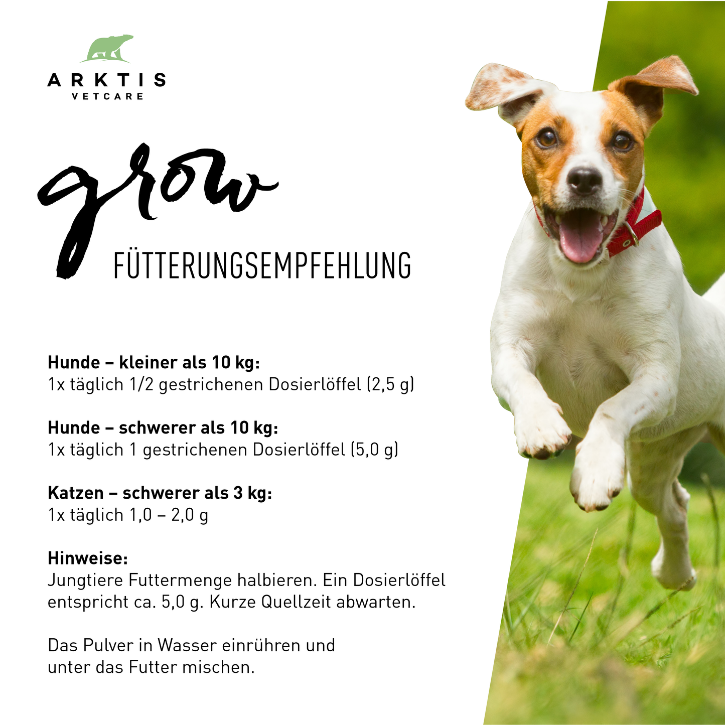 Arktis Vetcare Grow - Akazienbaumsaft-Pulver