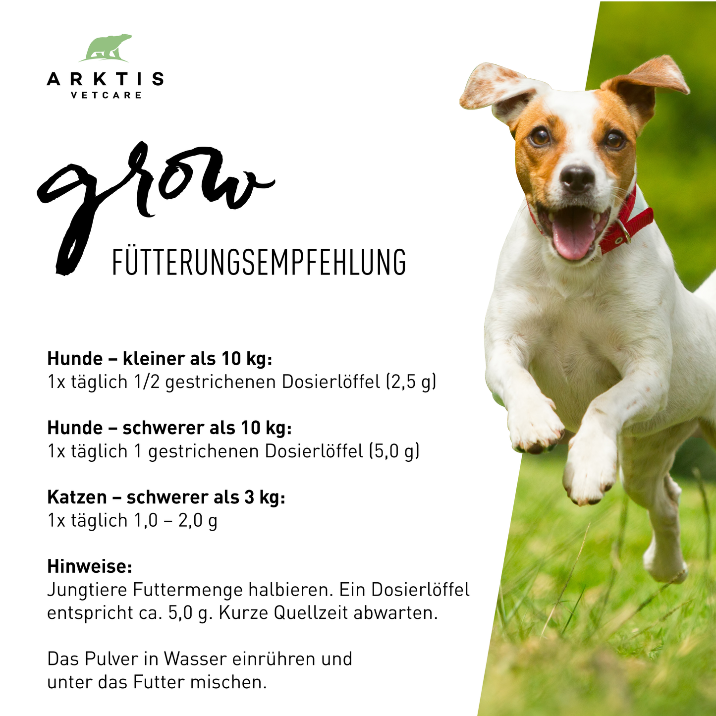 Arktis Vetcare Grow - Akazienbaumsaft-Pulver