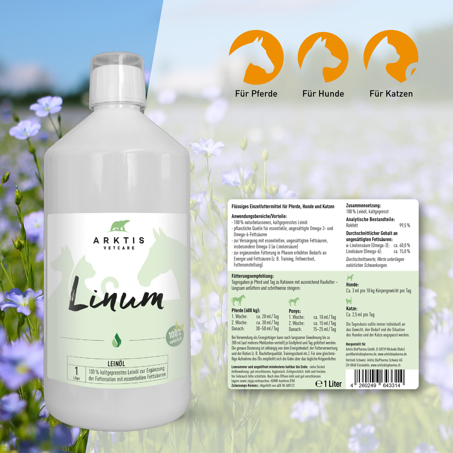 Arktis Vetcare Linum - Leinöl