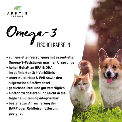 Arktis Vetcare Omega-3 – Fischölkapseln