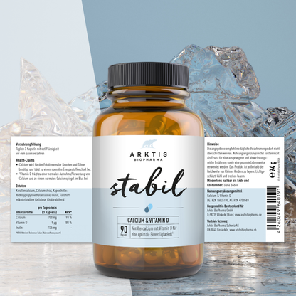Arktis Stabil - Calcium + Vitamin D