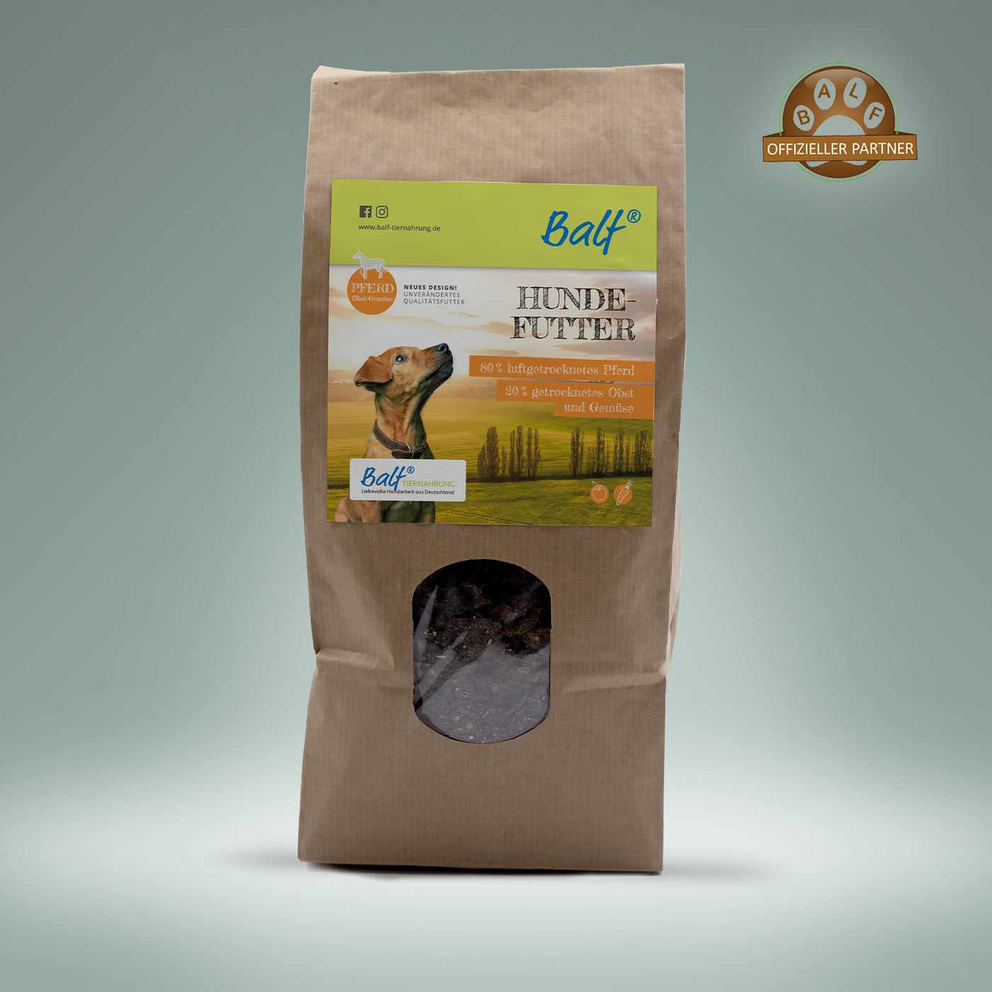 BALF® - Luftgetrocknete Nahrung -<br>100% Natur für Ihren Hund.