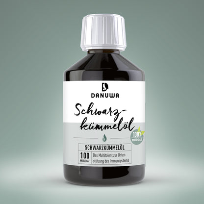 Danuwa Schwarzkümmelöl - reduzierter Preis wegen verkürztem MHD 12/25 - nur solange der Vorrat reicht