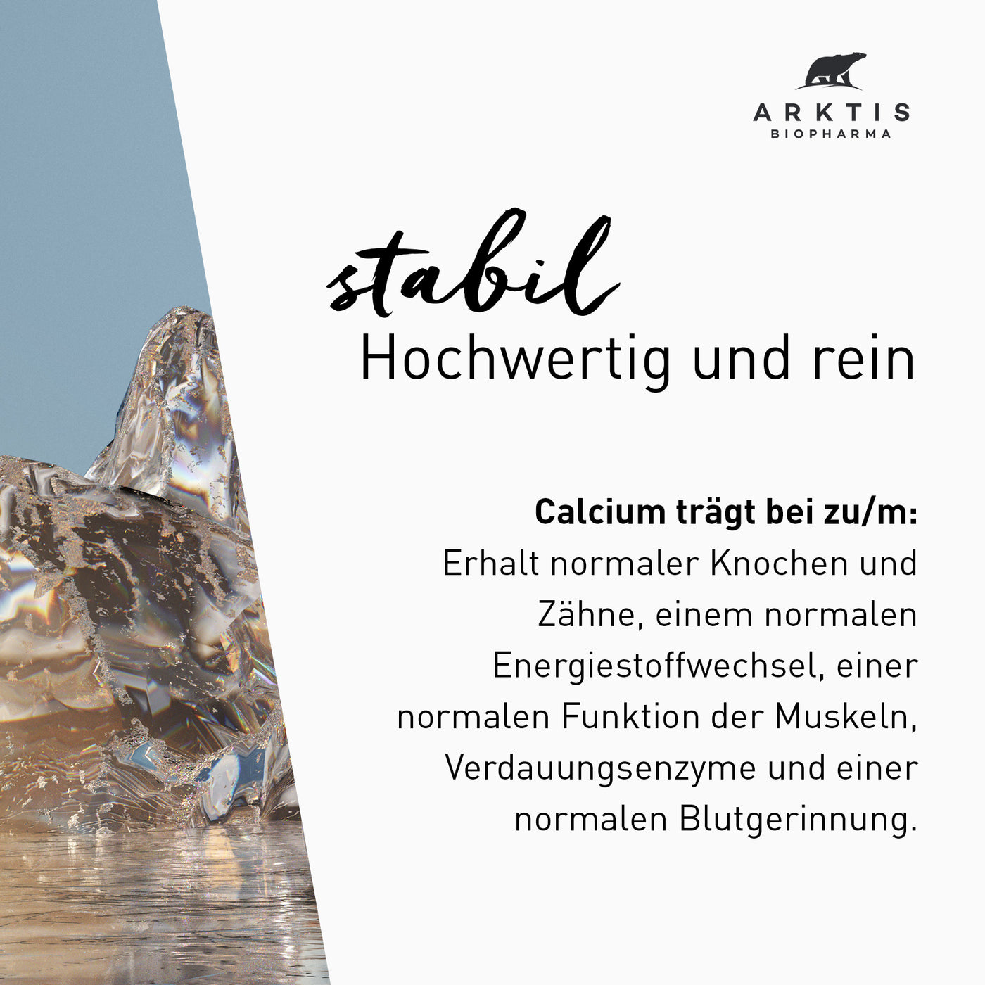 Arktis Stabil - Calcium + Vitamin D