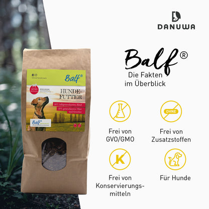 BALF® - Luftgetrocknete Nahrung - 100% Natur für Ihren Hund