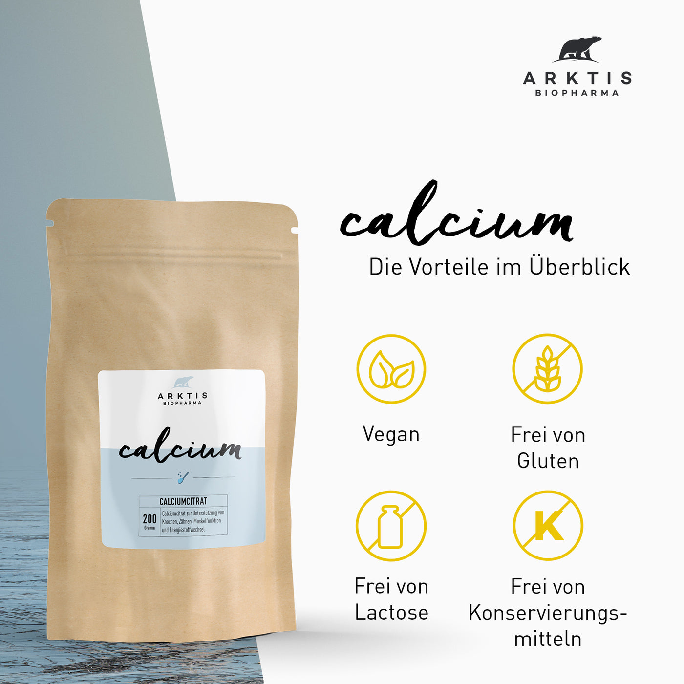 Arktis Calcium - Calciumcitrat