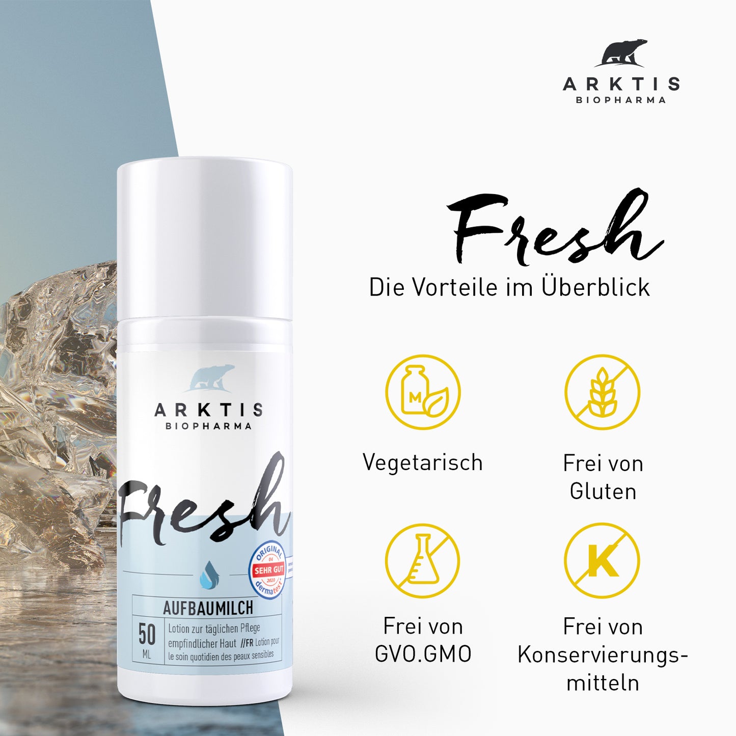 Arktis Fresh - Aufbaulotion