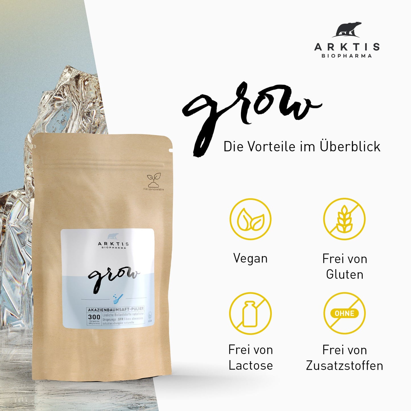 Arktis Grow - Akazienfasern